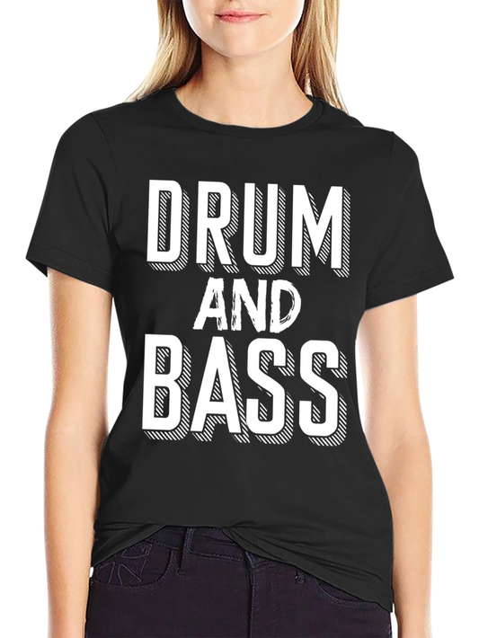 Drum and Bass Graphic Tee - Black