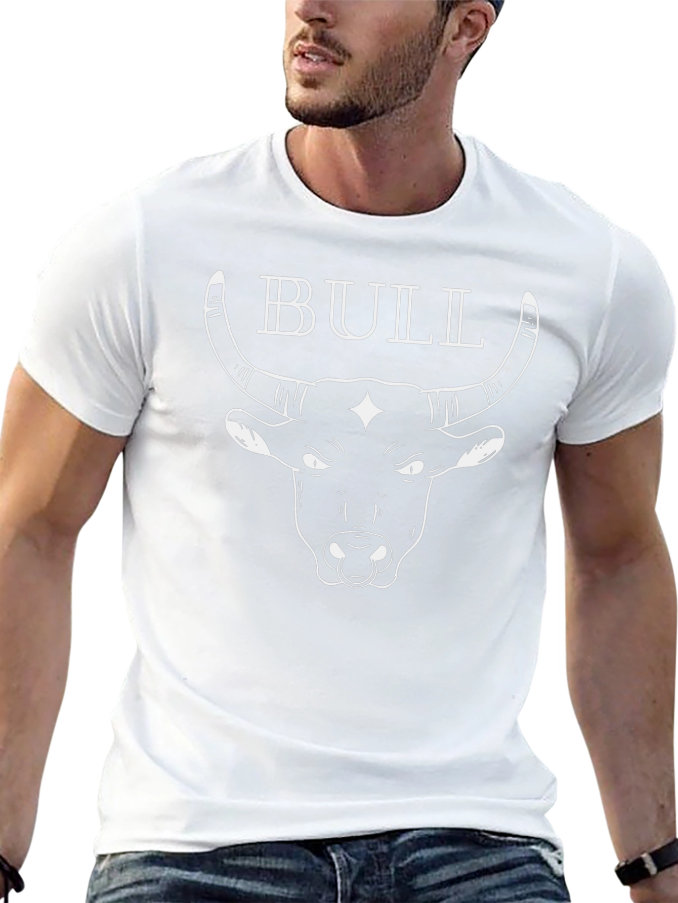 Black Bull Graphic Tee - Edgy Style