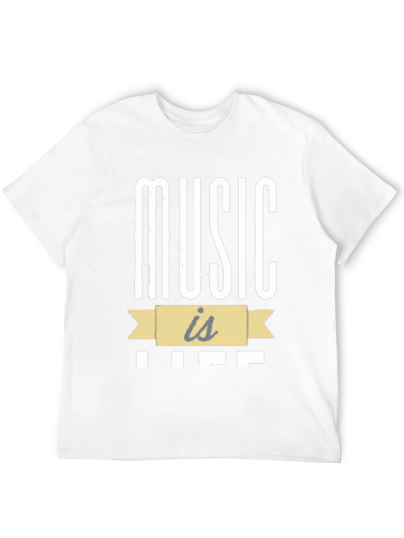 Music is Life Graphic Tee - Stylish Comfort