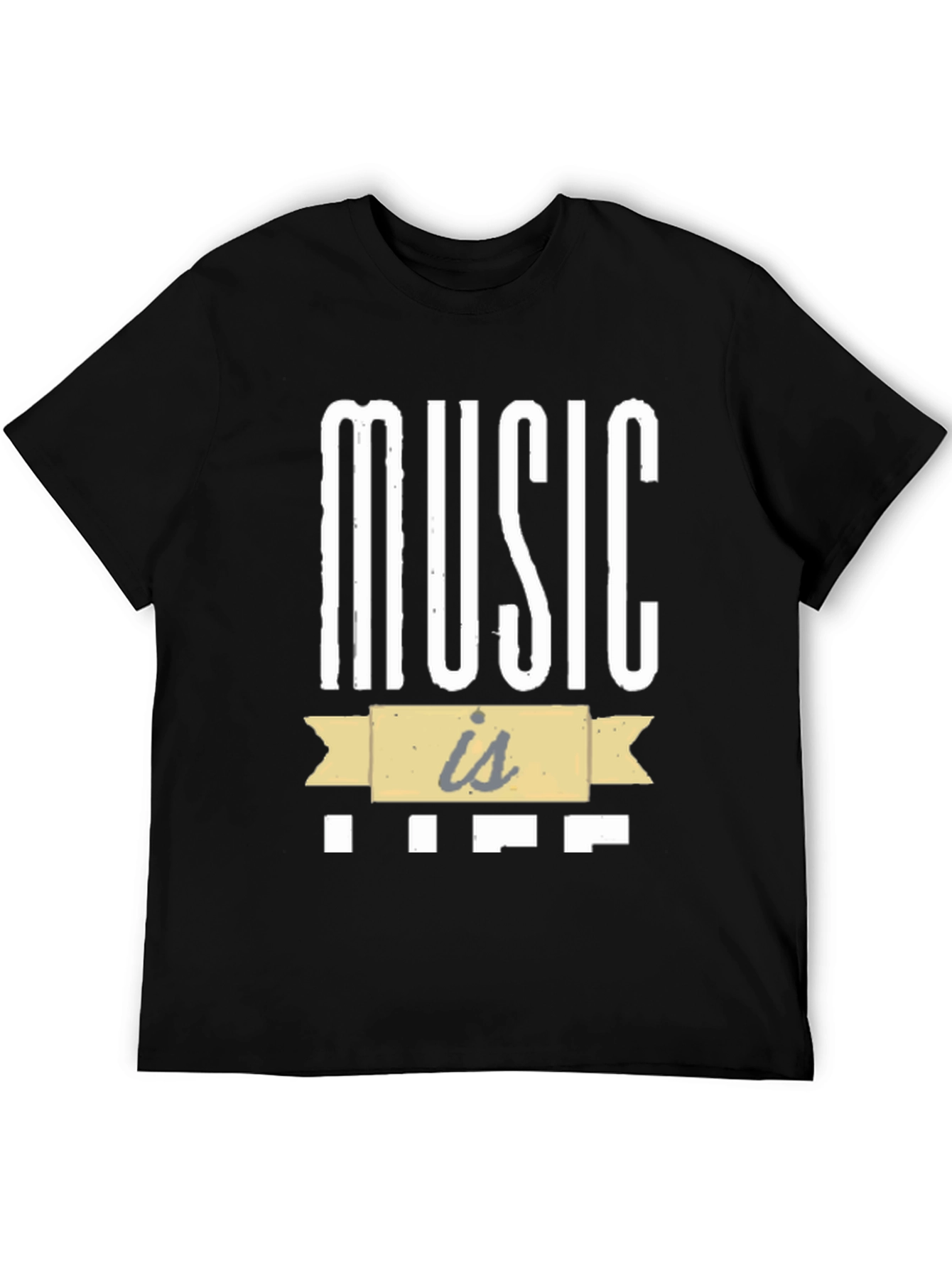 Music is Life Graphic Tee - Stylish Comfort
