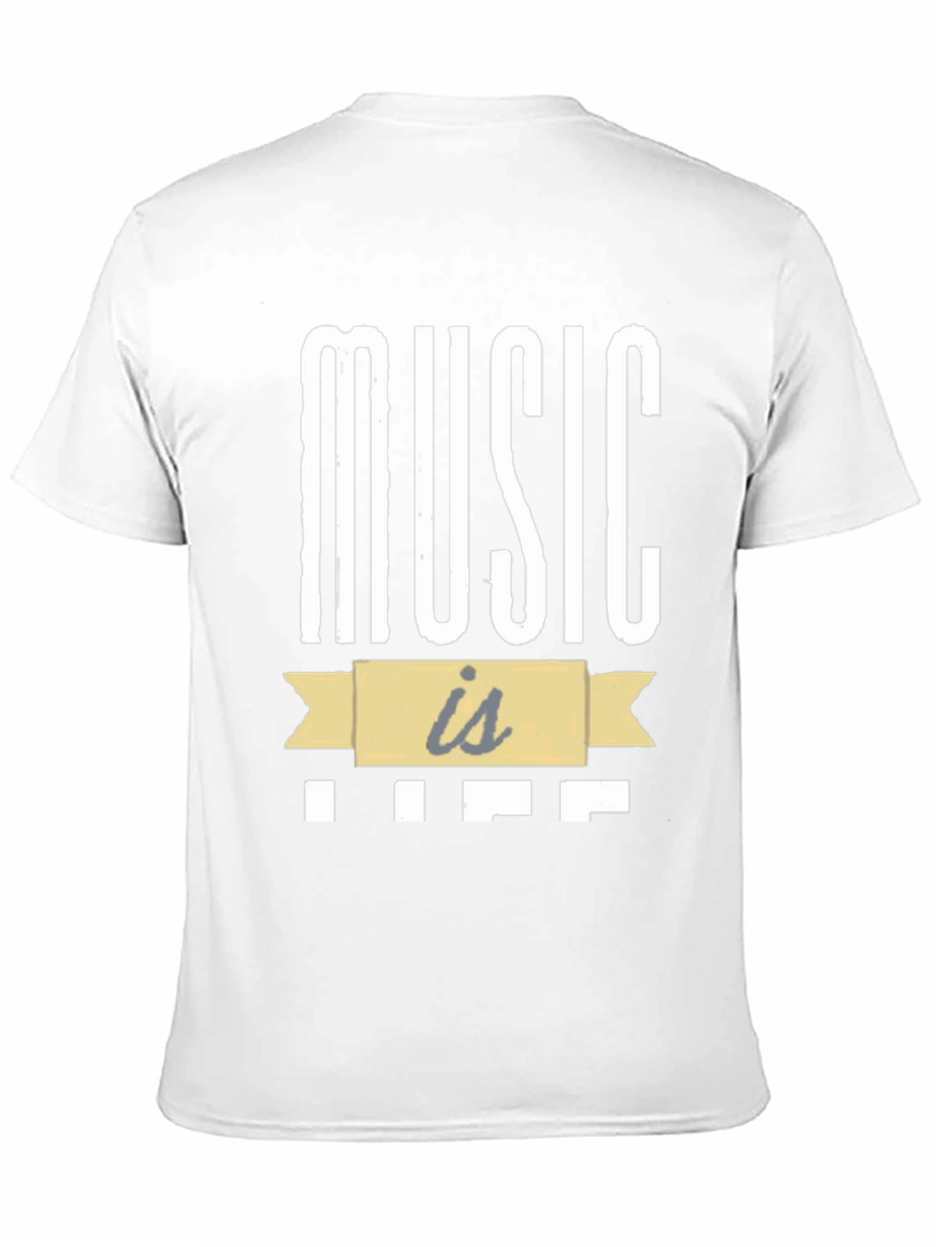 Music is Life Graphic Tee - Stylish Comfort