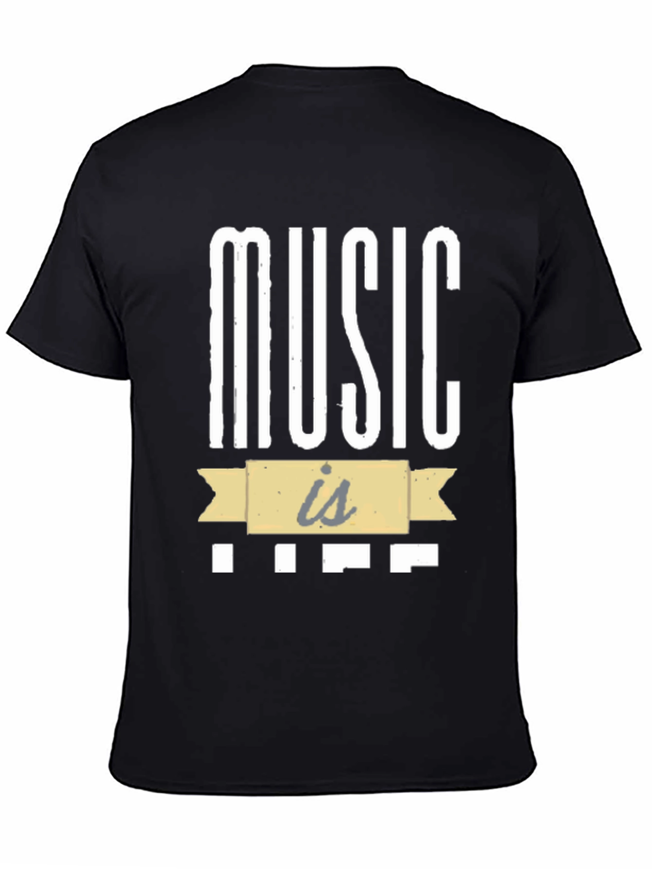 Music is Life Graphic Tee - Stylish Comfort
