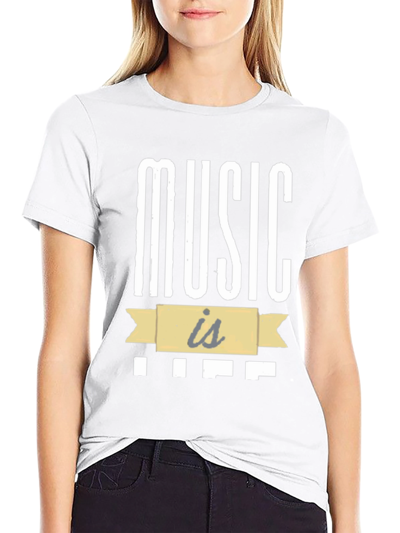 Music is Life Graphic Tee - Stylish Comfort