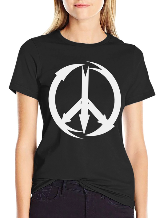 Arrow Peace Sign Black T-Shirt - Graphic Tee