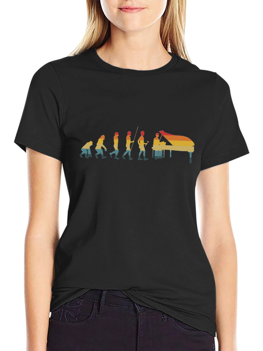 Evolution of a Pianist T-Shirt - Music Lover Tee