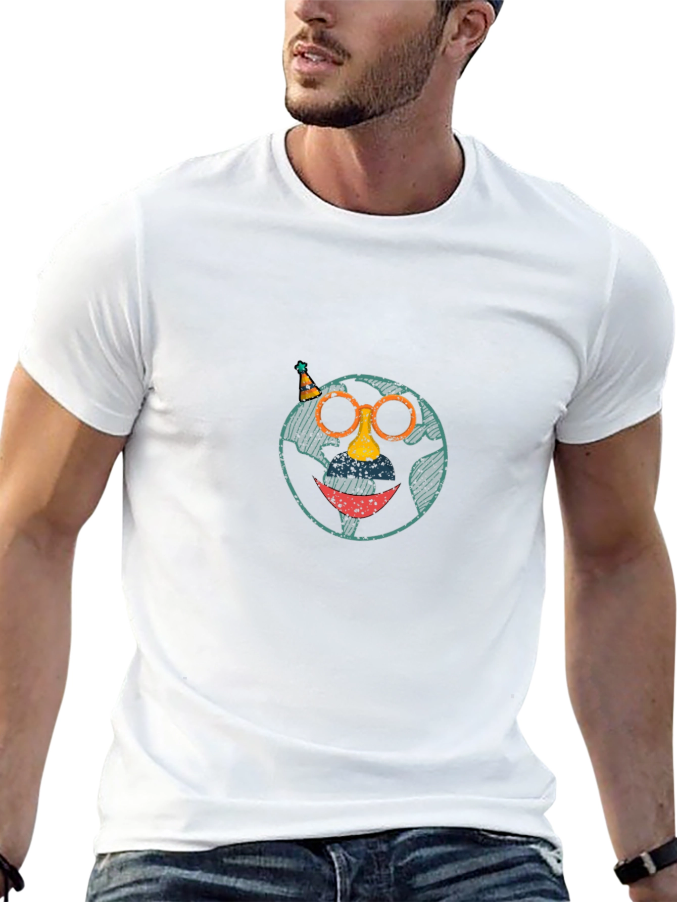 Novelty Earth Day Graphic Tee - Unisex Black T-Shirt