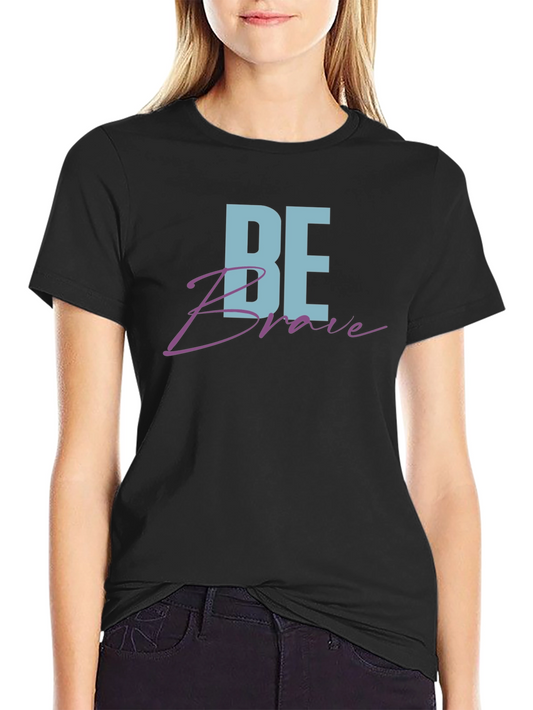 Be Brave Graphic Tee - Black