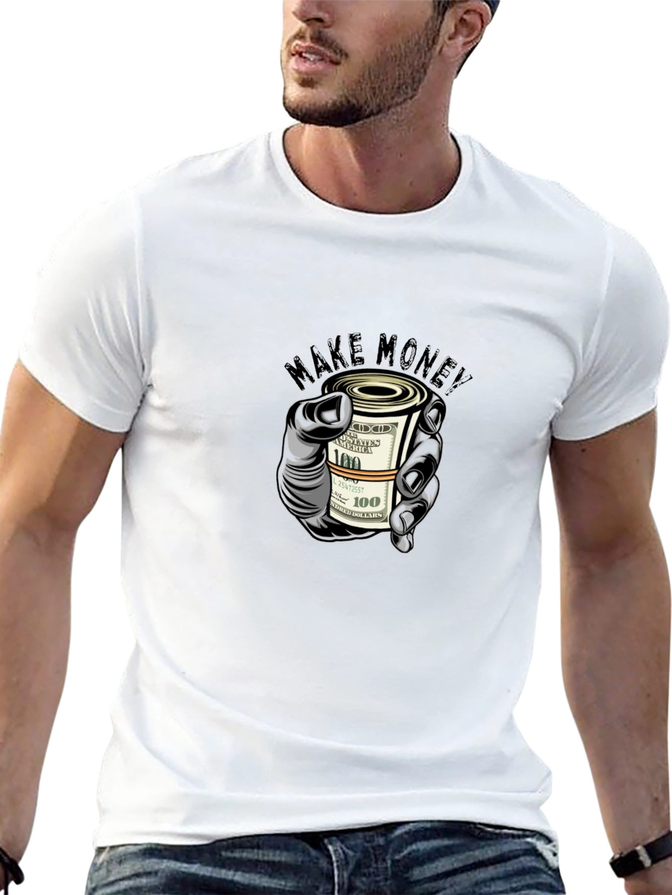 Make Money Graphic Tee - Mens Black T-Shirt