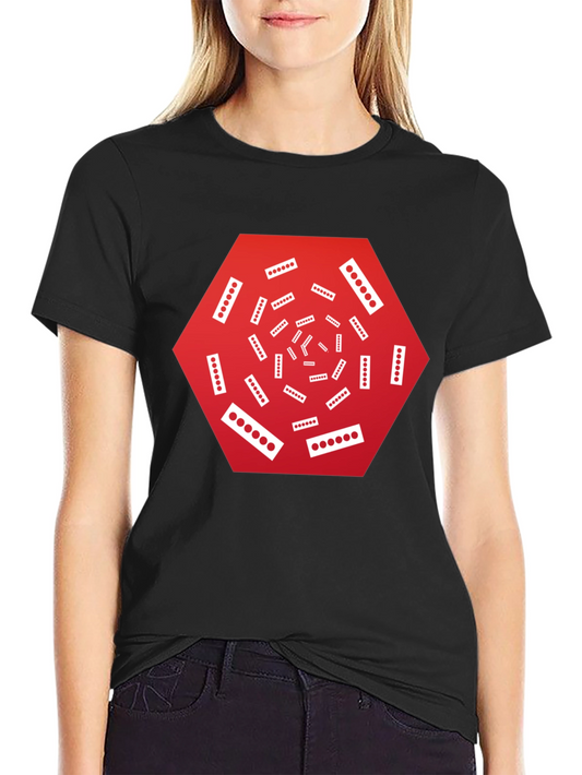 Geometric Graphic Tee - Modern Art Design