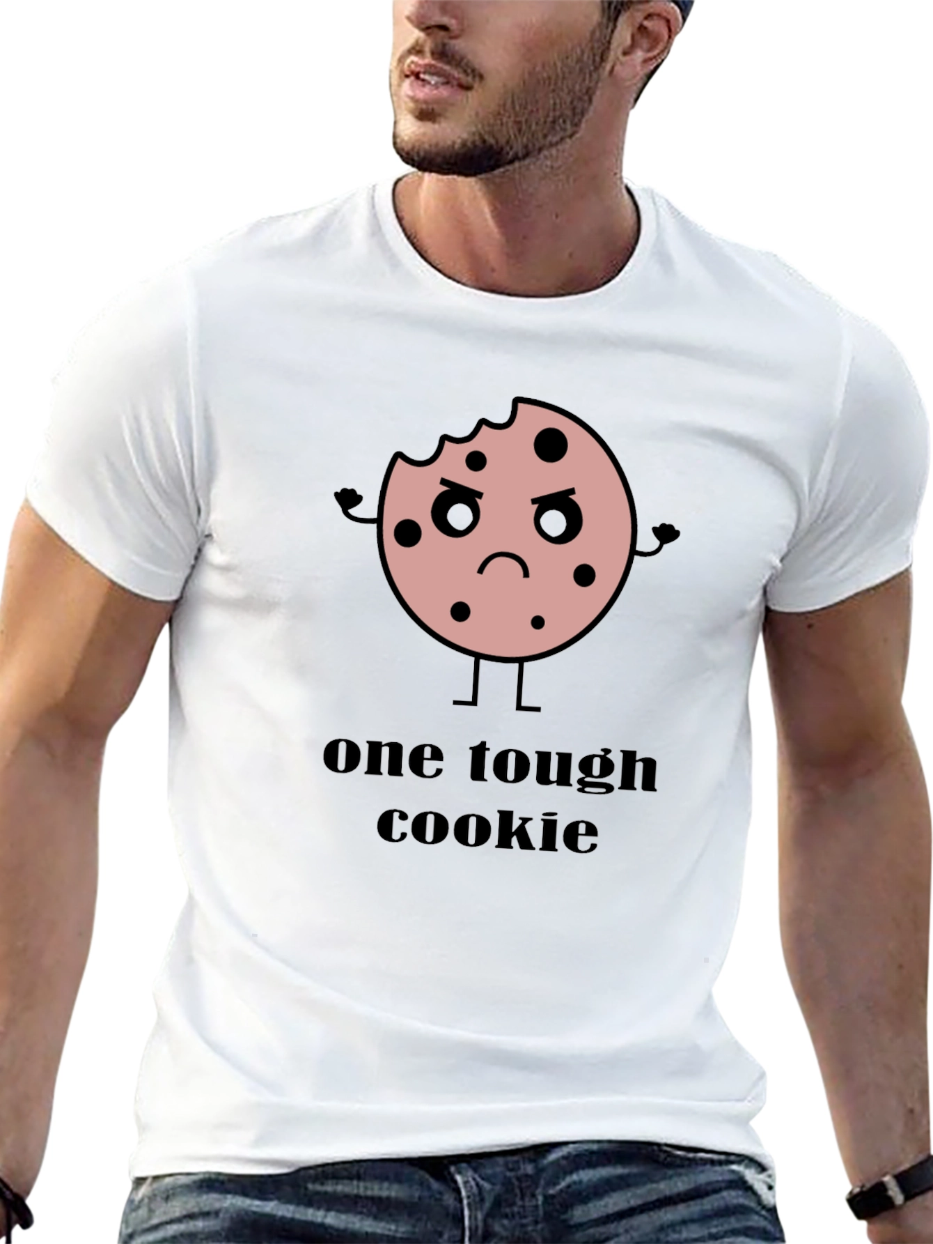 One Tough Cookie Graphic T-Shirt - Black