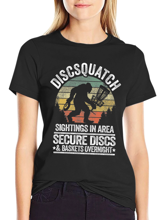 Discsquatch Graphic T-Shirt - Secure Your Discs!