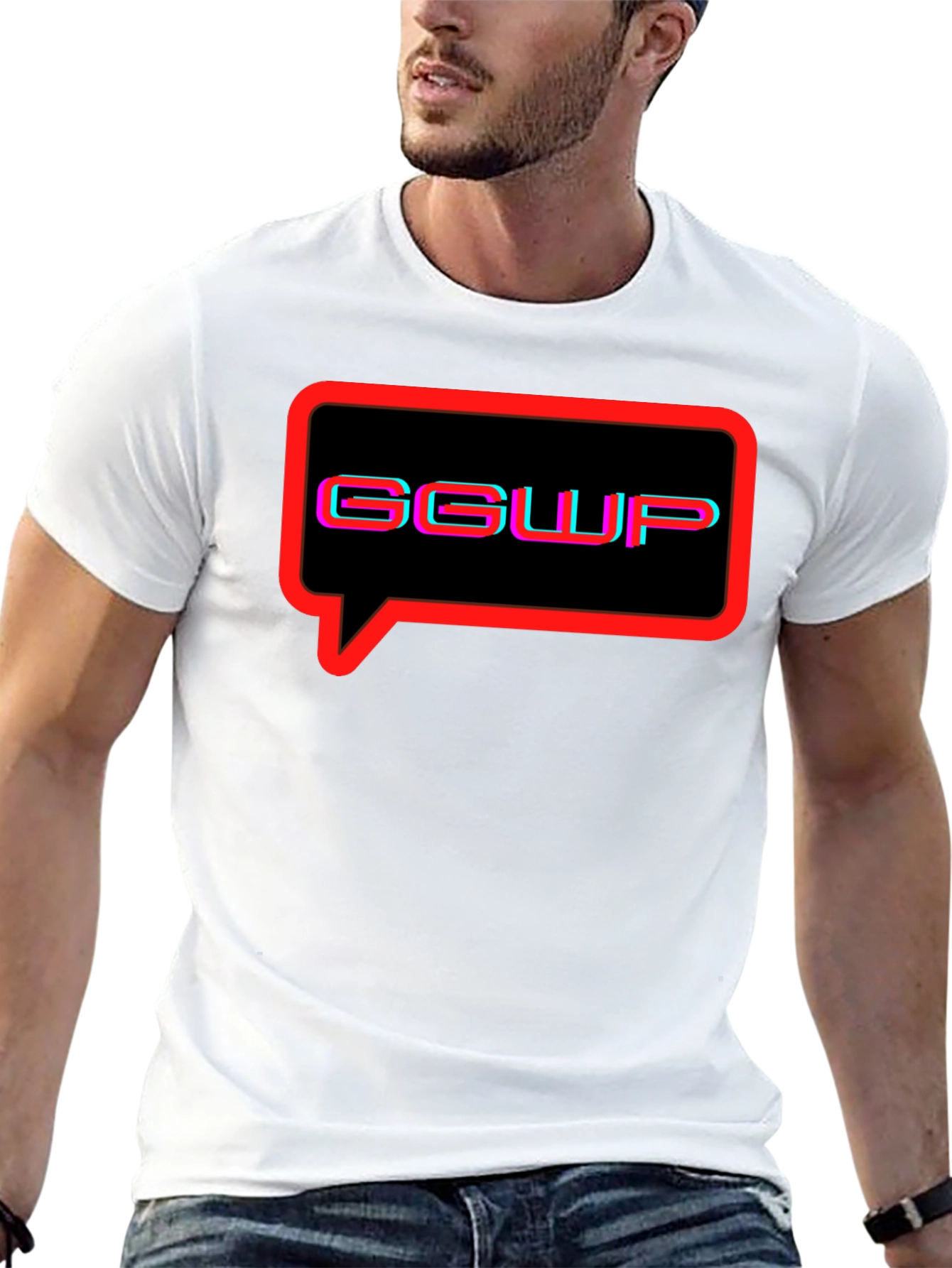 GGWP T-Shirt - Gamer Speech Bubble Design