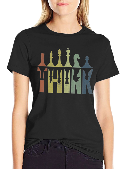 Chess Think Graphic T-Shirt - Unique Design