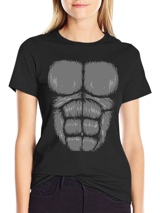 Funny Gorilla Chest T-Shirt - Prank Costume Tee