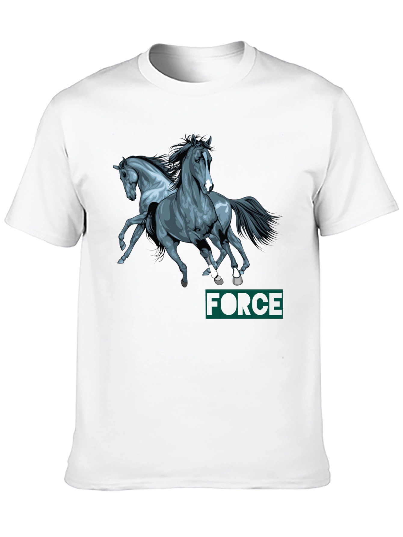 Horse Power Black T-Shirt