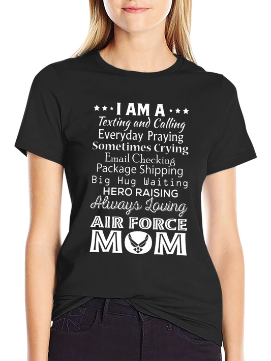 Air Force Mom T-Shirt - Hero Raising Graphic Tee
