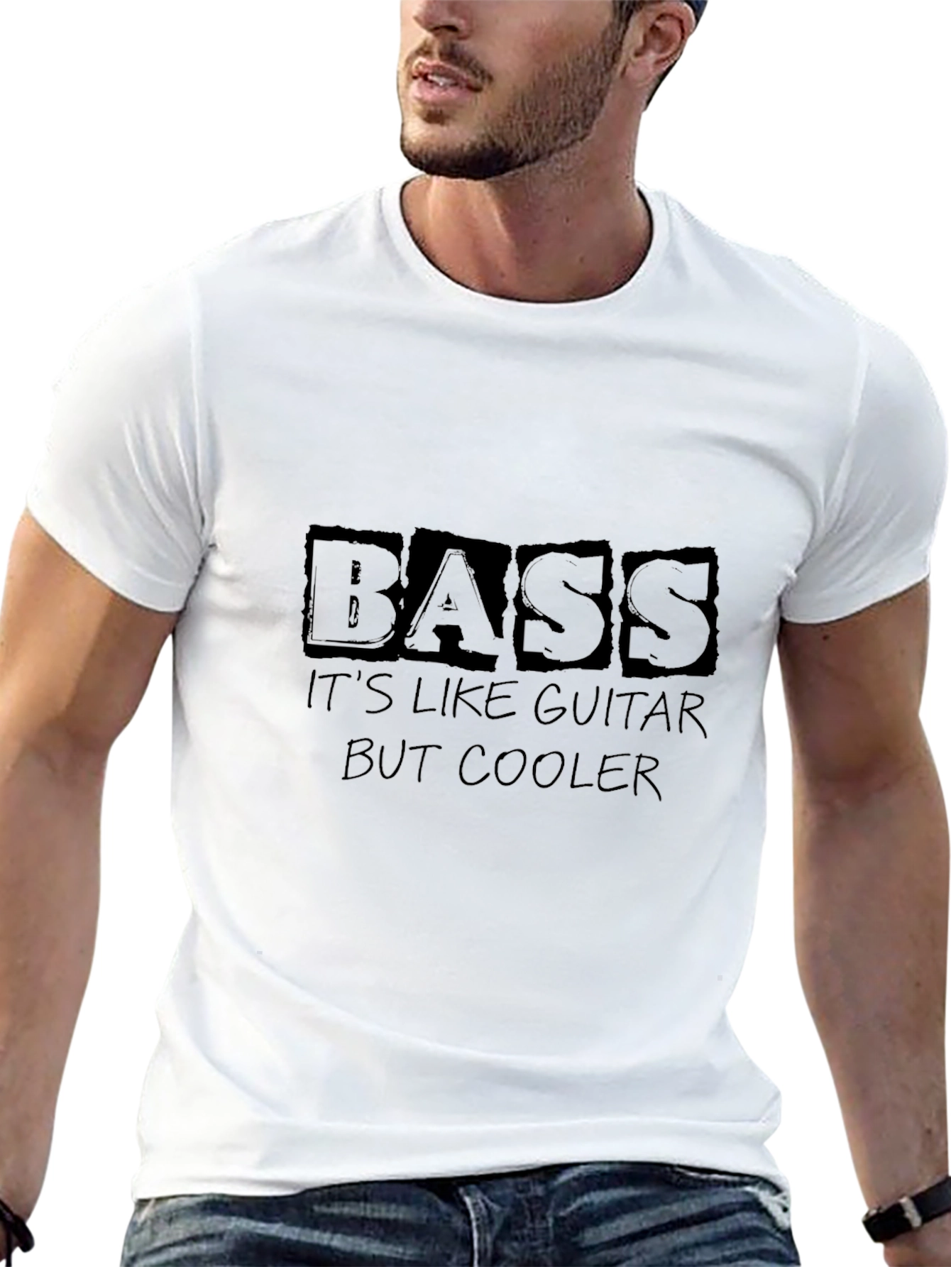Bass is Cooler T-Shirt - Musician Tee