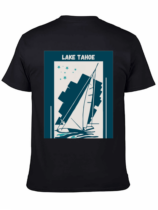 Lake Tahoe Sailboat Graphic Tee