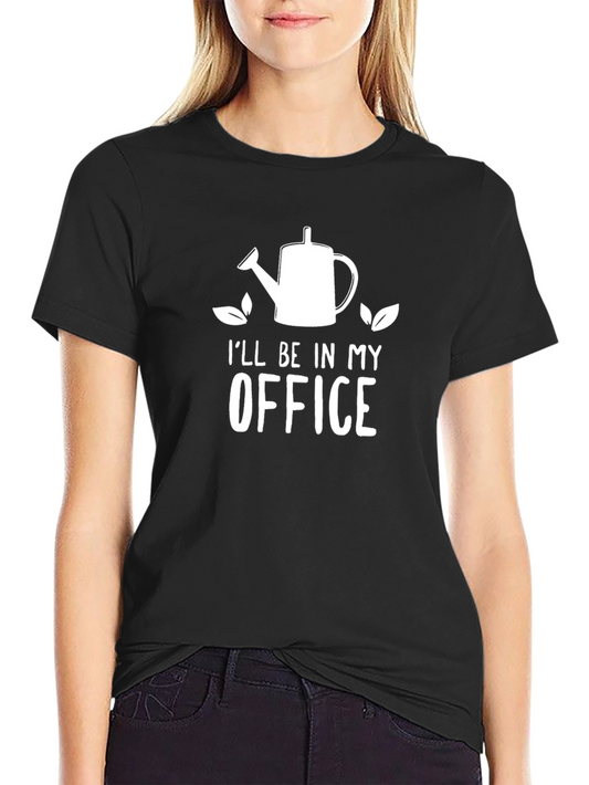 Gardeners Office T-Shirt - Black Cotton Tee