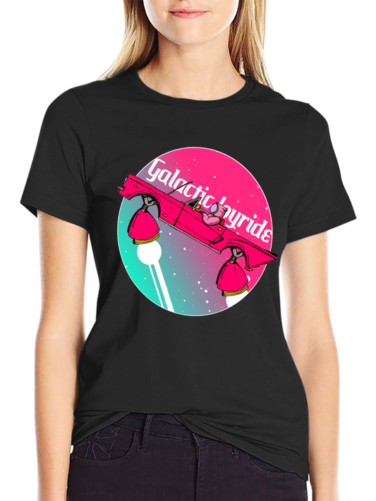 Galactic Joyride T-Shirt - Retro Space Car Graphic Tee