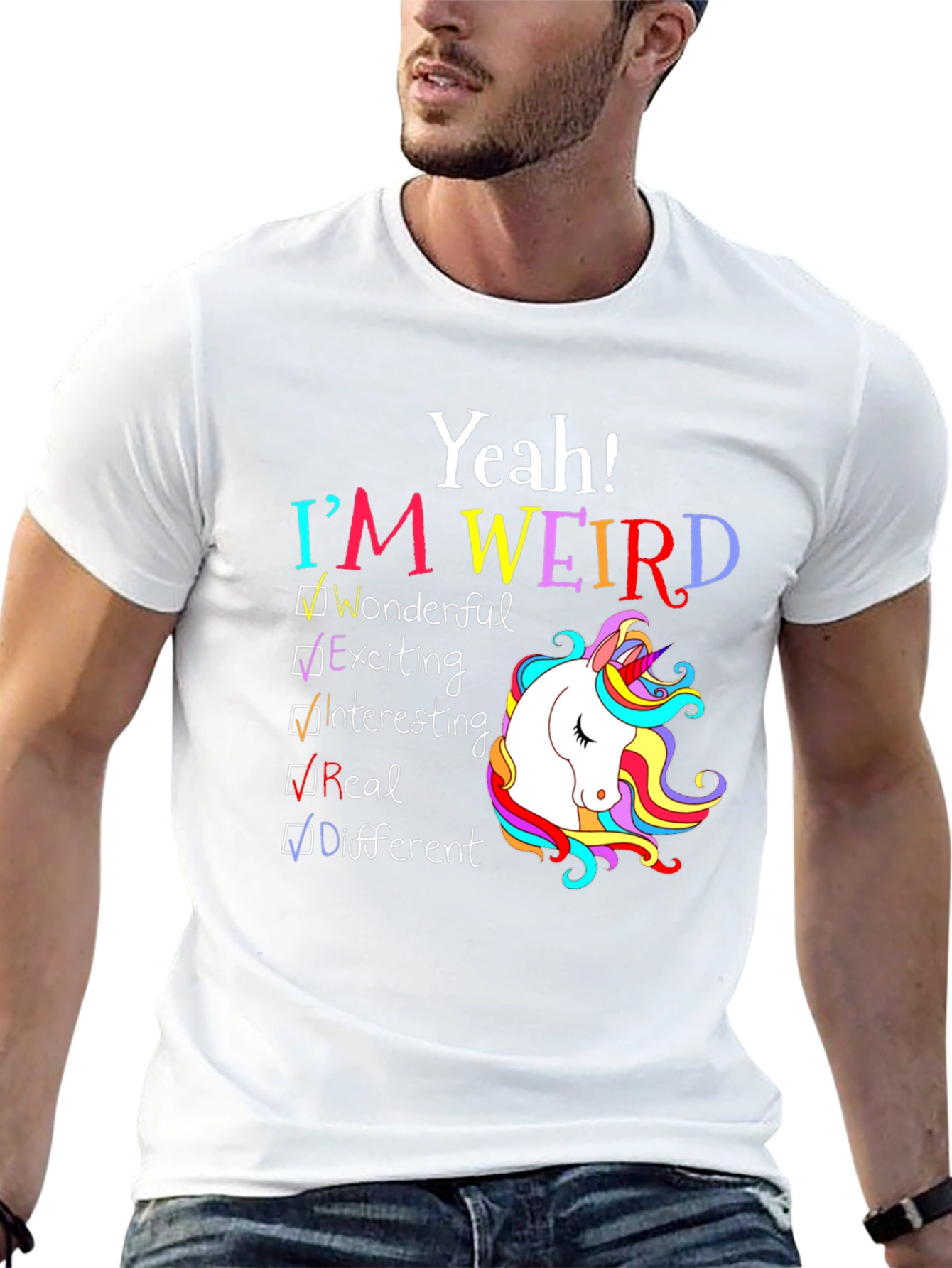 Yeah! Im Weird Unicorn T-Shirt