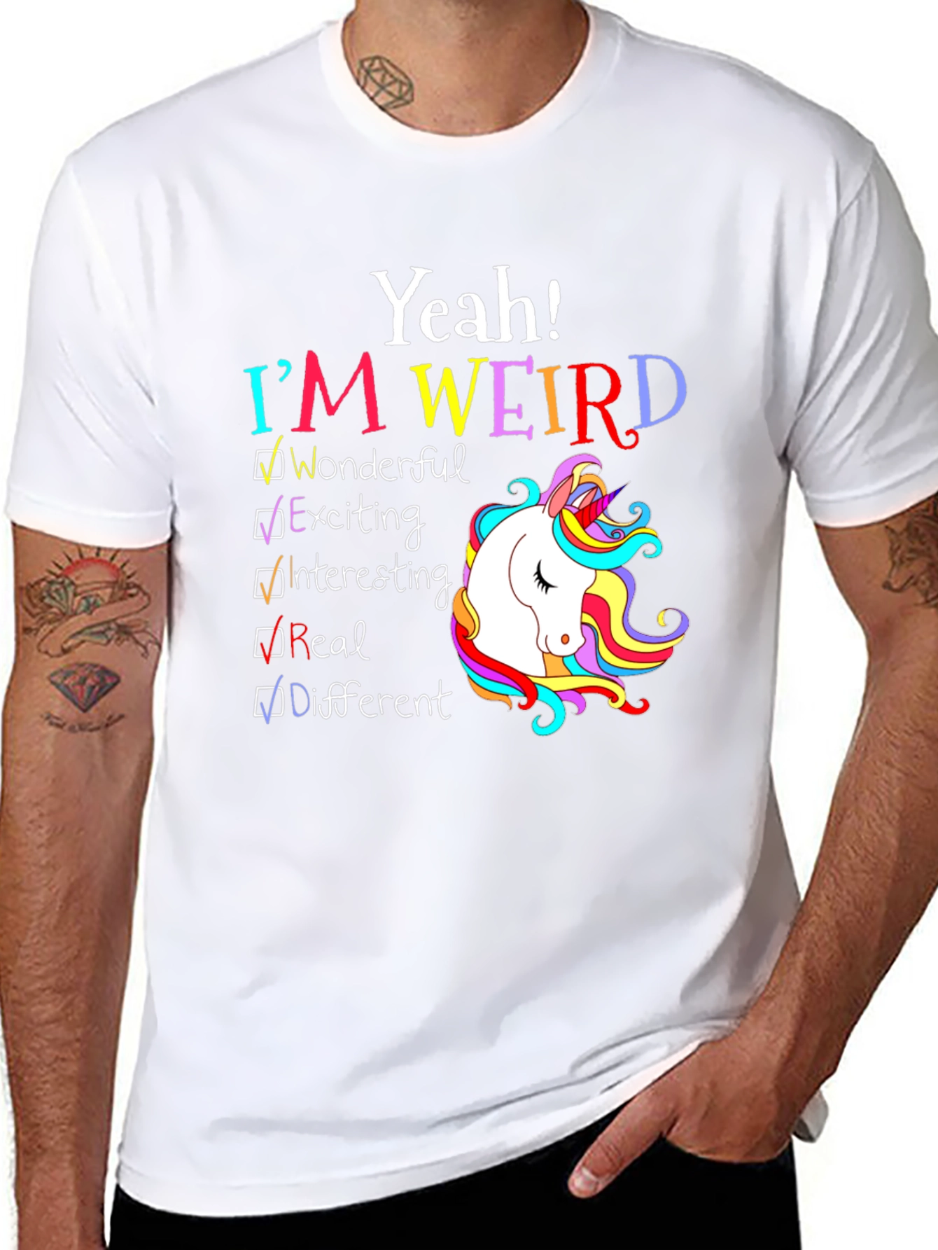 Yeah! Im Weird Unicorn T-Shirt