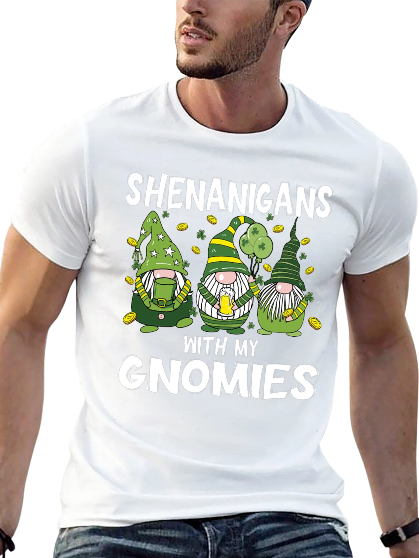 St. Patricks Day Shenanigans Gnome Tee