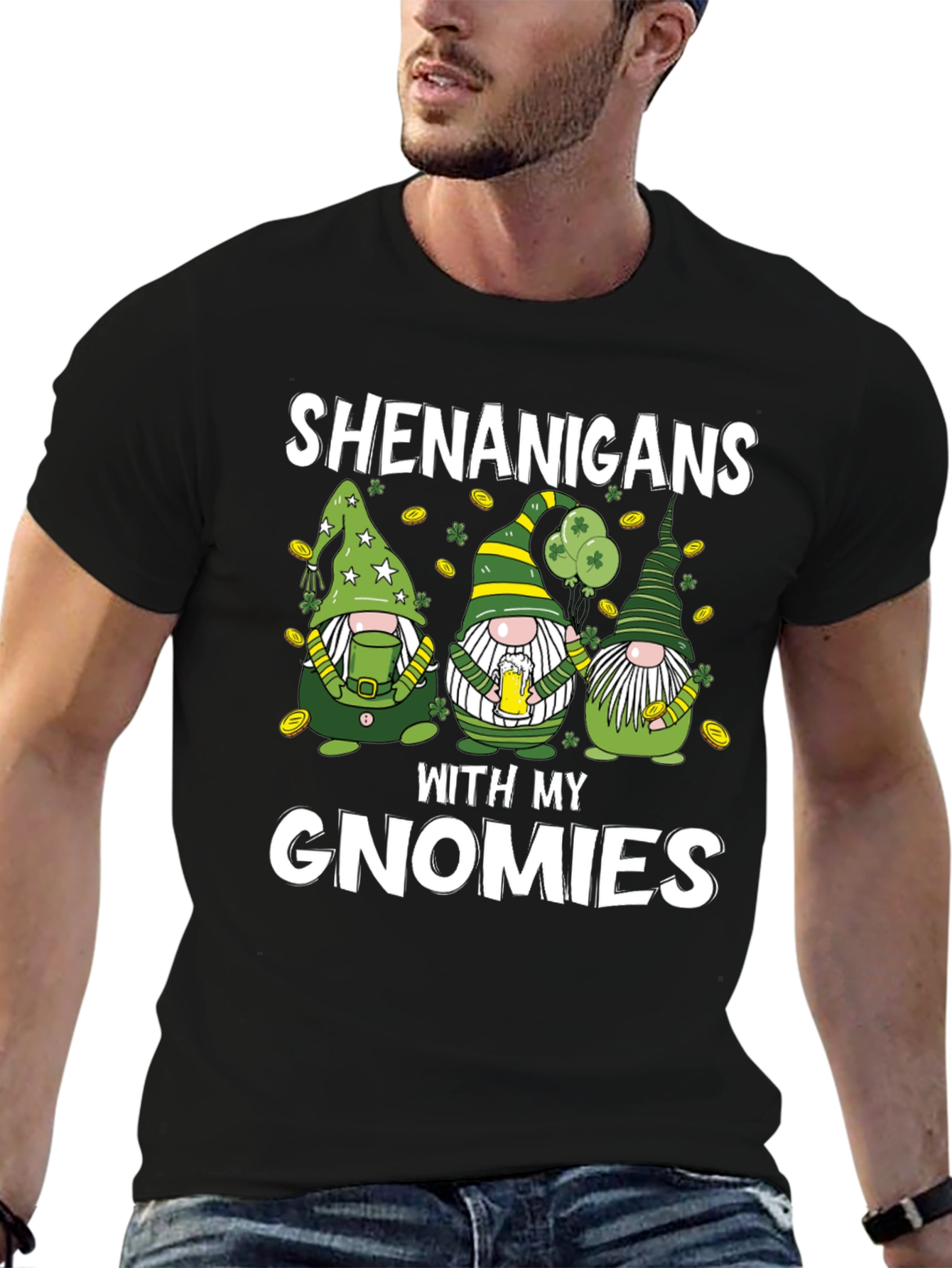 St. Patricks Day Shenanigans Gnome Tee