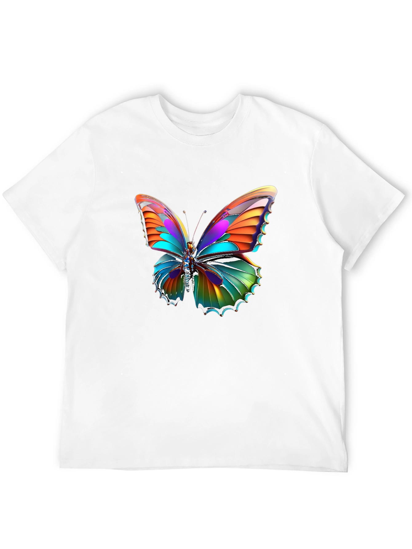 Butterfly Graphic Black T-Shirt