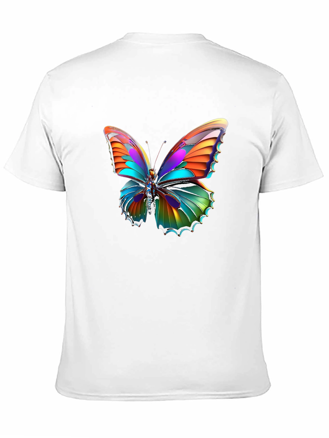 Butterfly Graphic Black T-Shirt