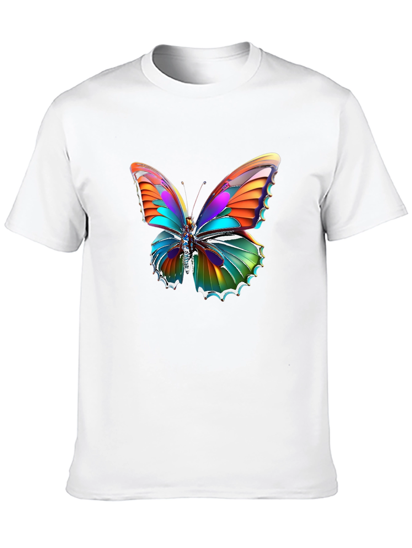 Butterfly Graphic Black T-Shirt