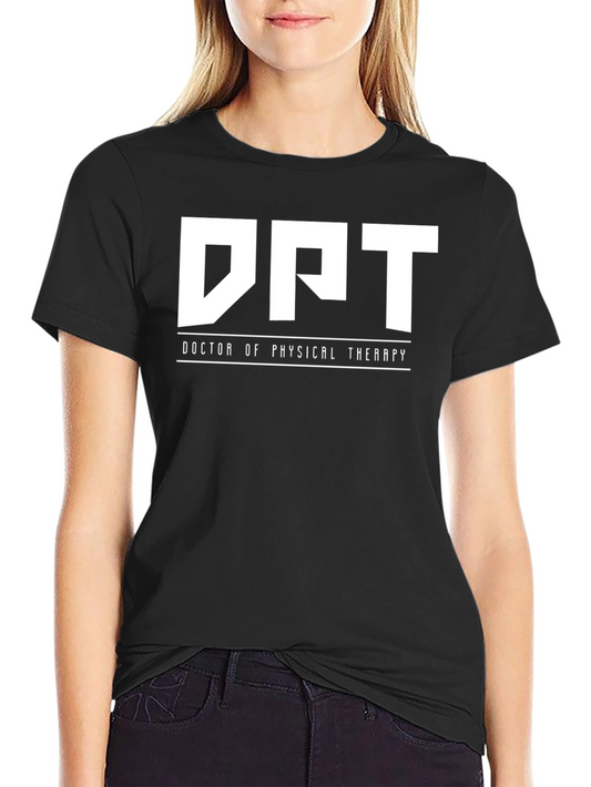 DPT Doctor of Physical Therapy Black T-Shirt