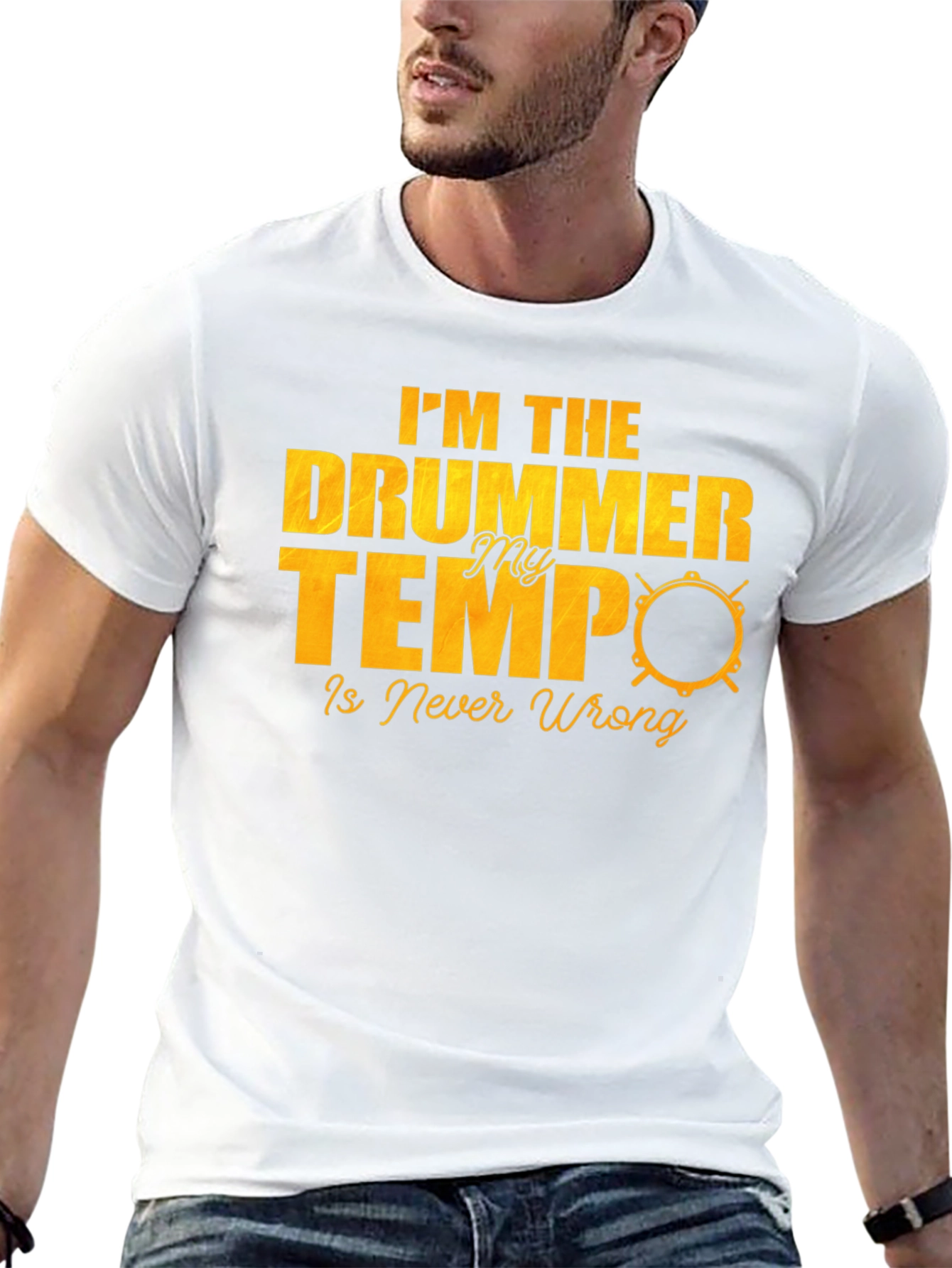 Drummer Tempo T-Shirt - Music Lover Tee