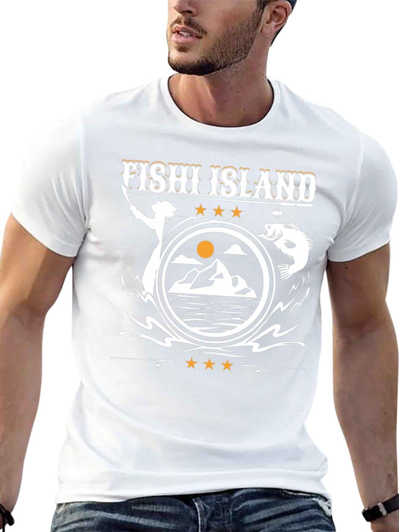 Fishing Island Graphic Tee
