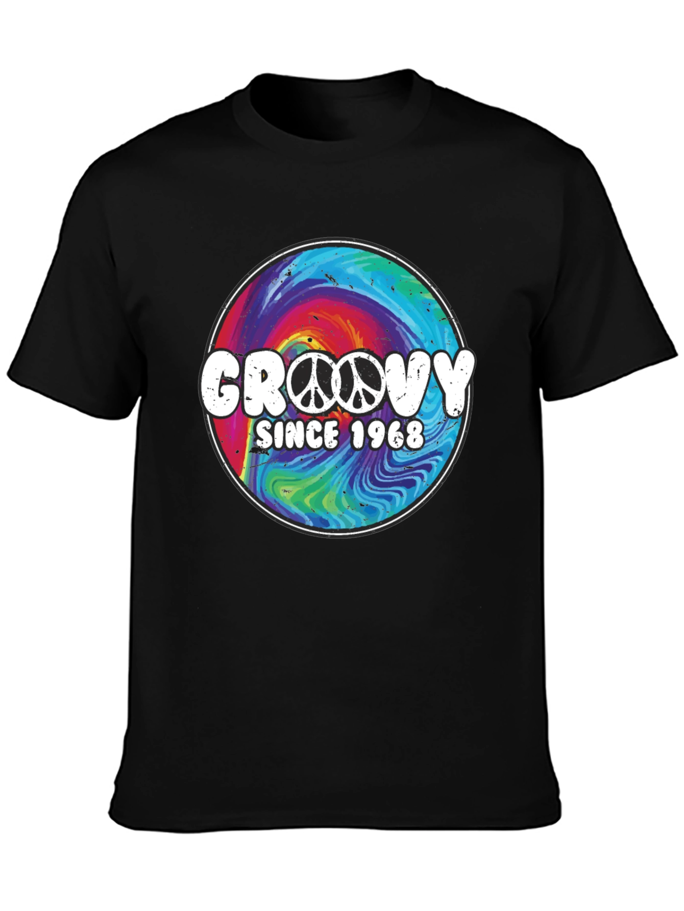 Groovy Since 1968 Tie Dye Graphic T-Shirt