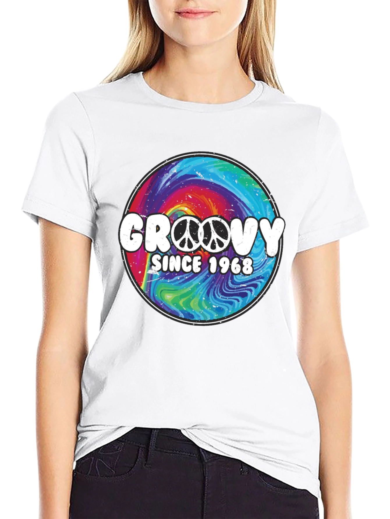 Groovy Since 1968 Tie Dye Graphic T-Shirt