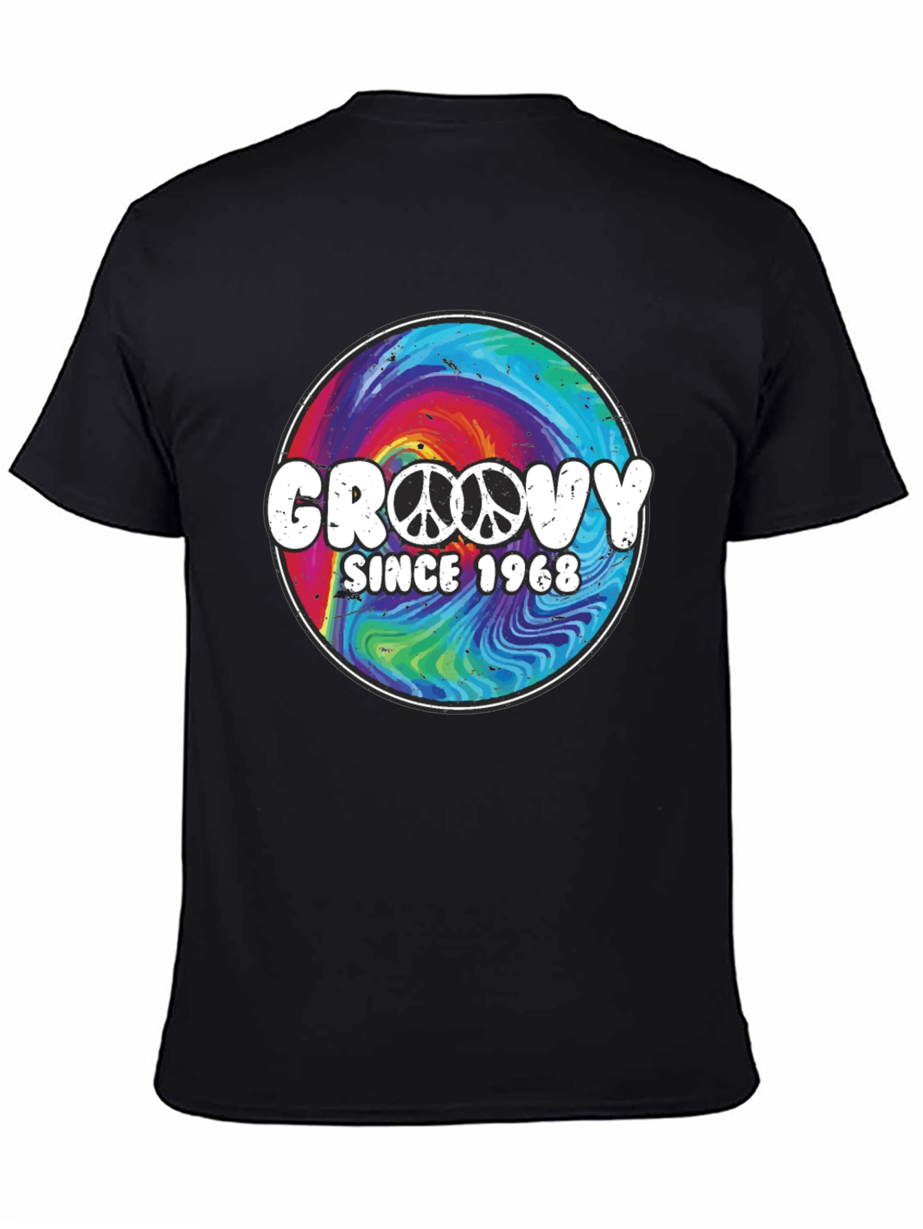 Groovy Since 1968 Tie Dye Graphic T-Shirt
