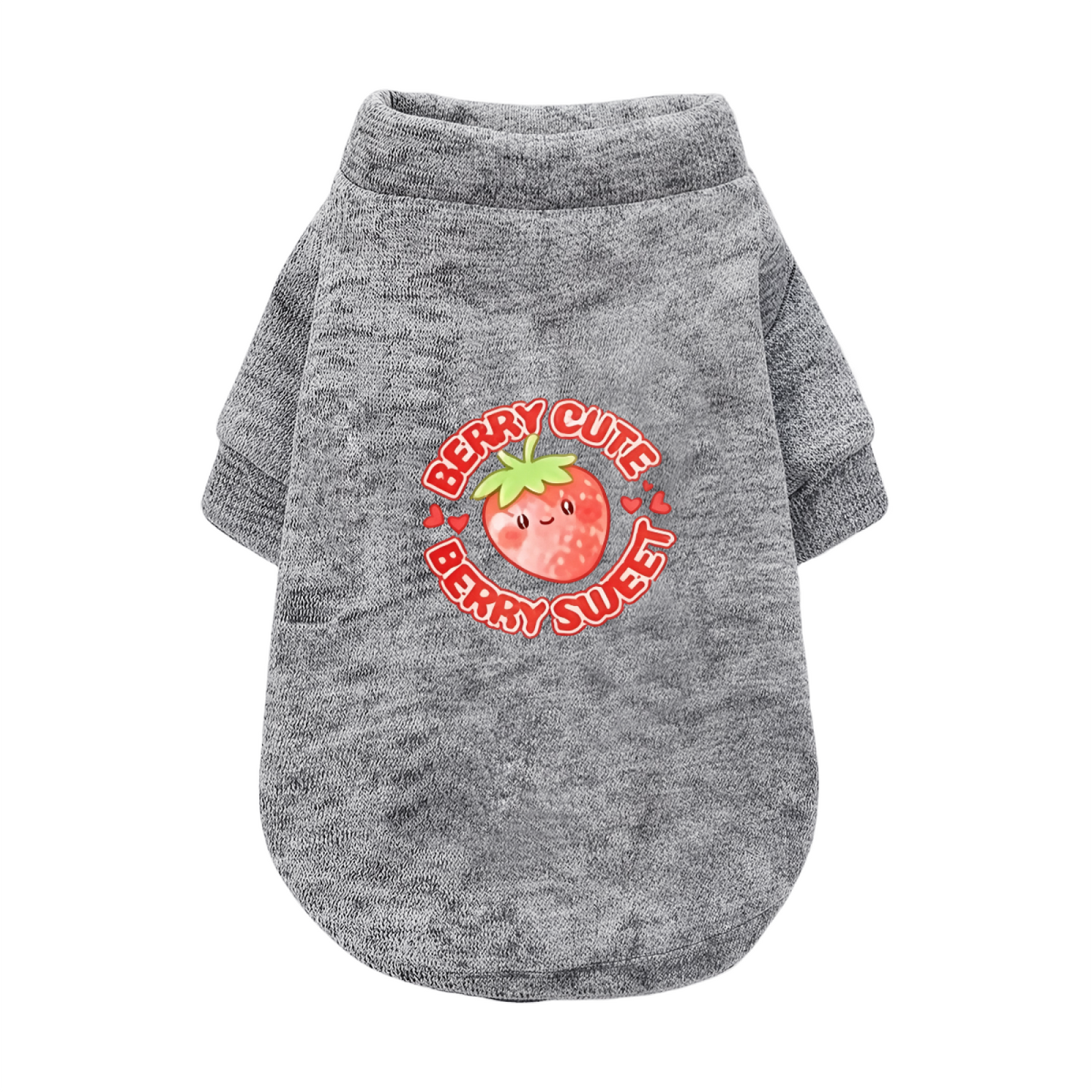 Trendy Slogan Print Pet Casual Cardigan Sweater