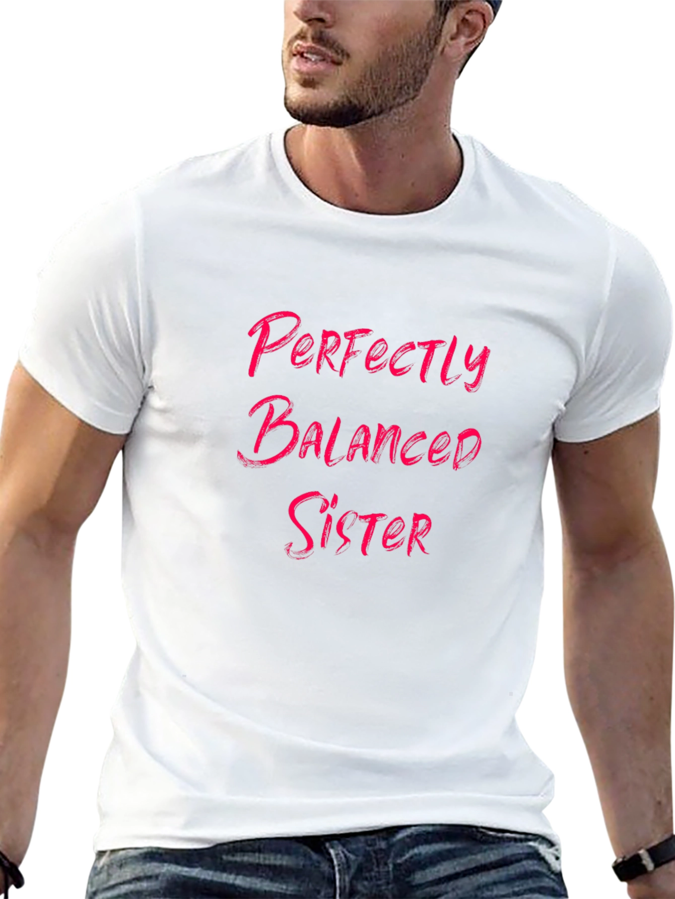 Perfectly Balanced Sister Black T-Shirt