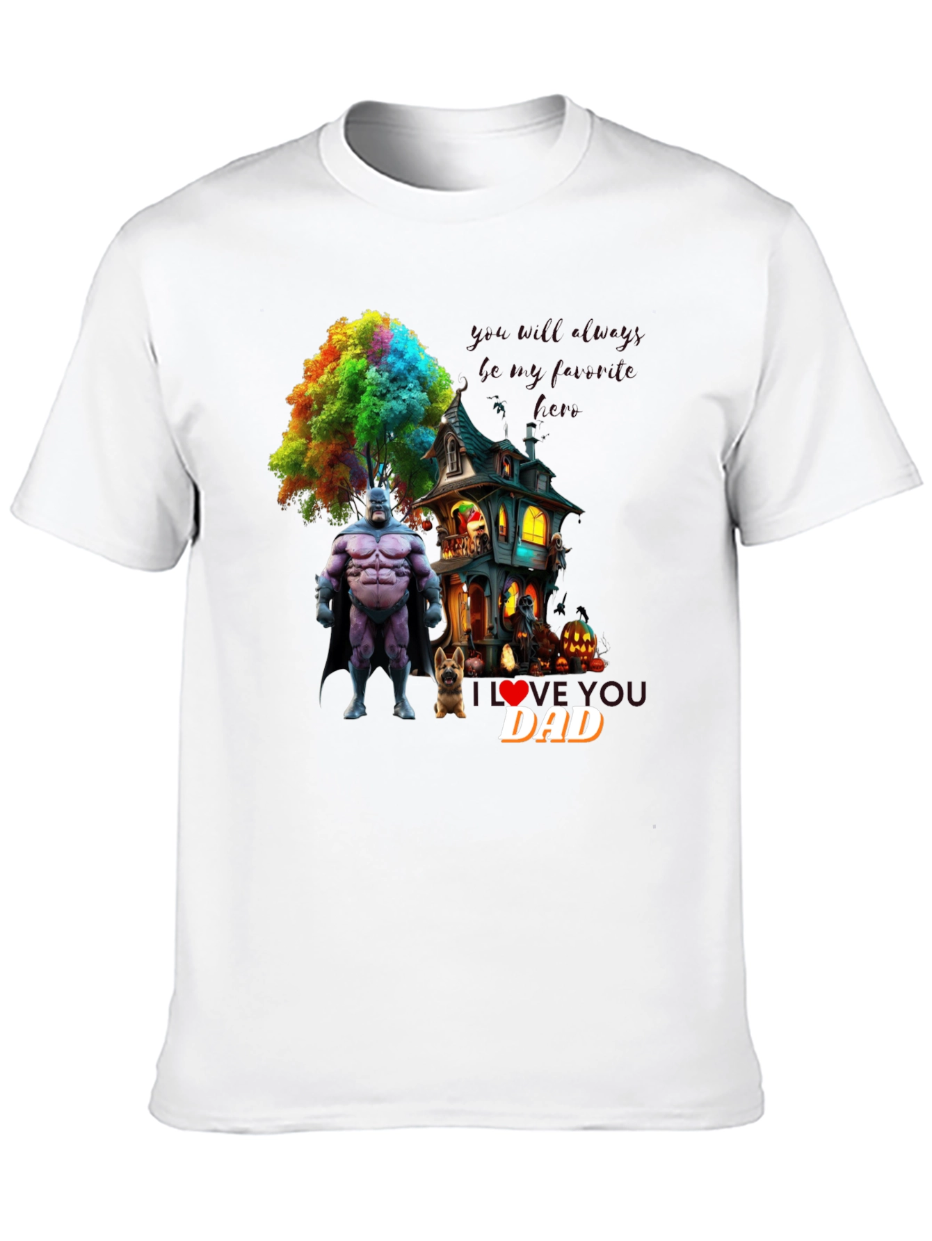Halloween Batman Dad T-Shirt
