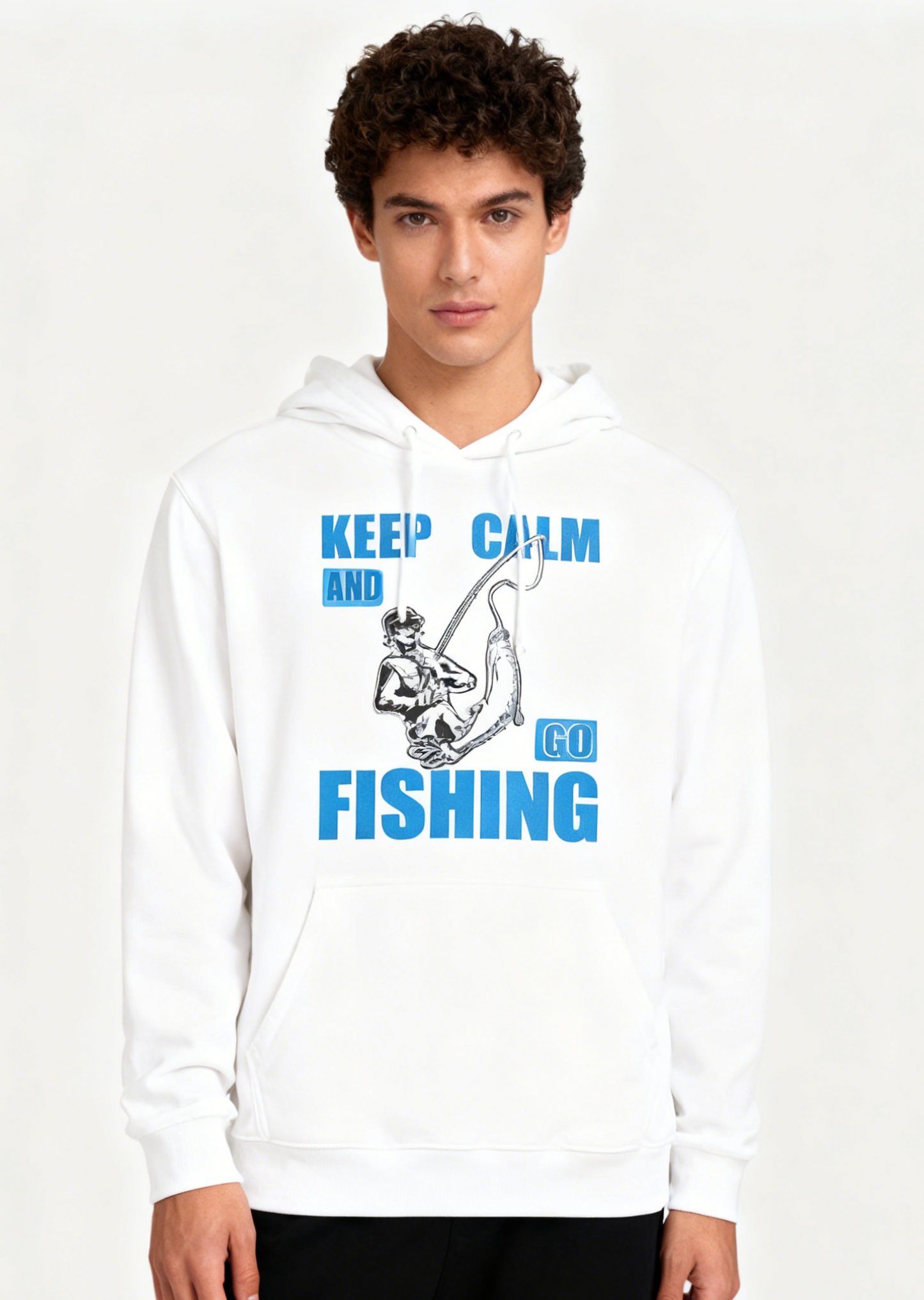 Angler-Inspired "Go Fishing" Hoodie