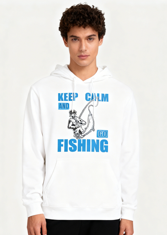 Angler-Inspired "Go Fishing" Hoodie