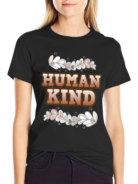 Humankind Graphic Print Crew Neck T-Shirt