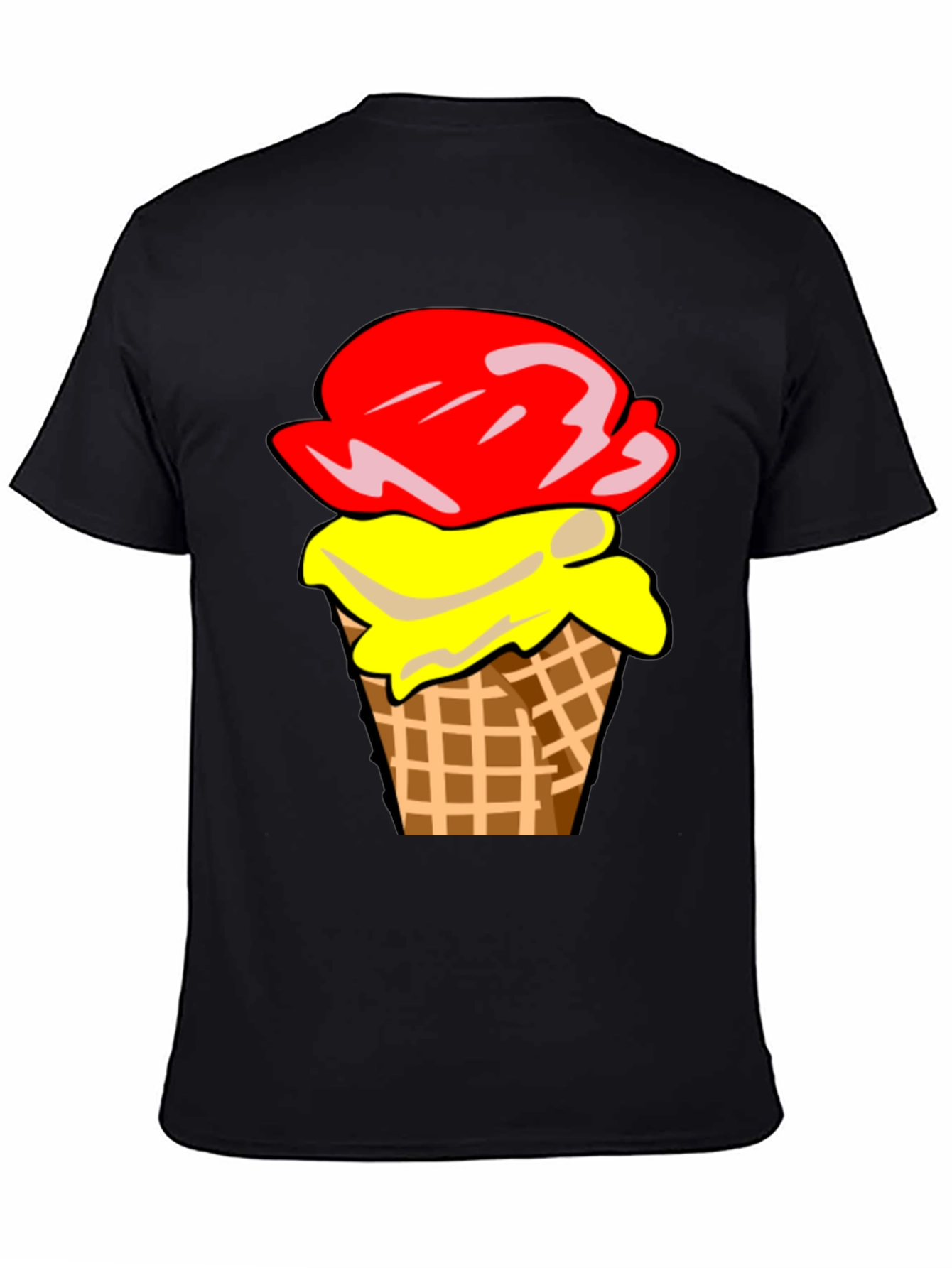 Ice Cream Cone Graphic T-Shirt