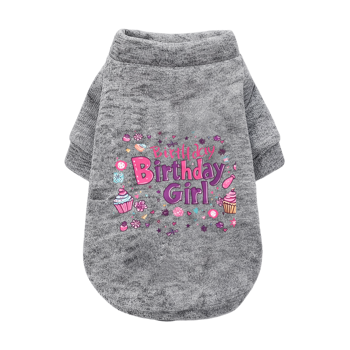 Birthday Girl Party Style Pet Cardigan Sweater