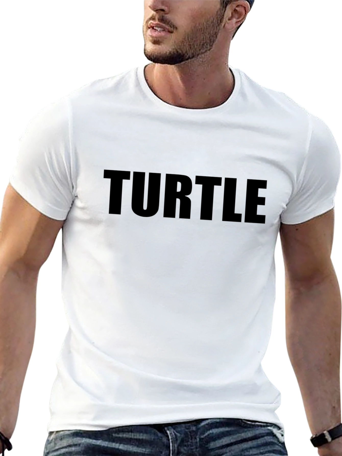 Black Turtle Graphic Tee - Casual Comfort