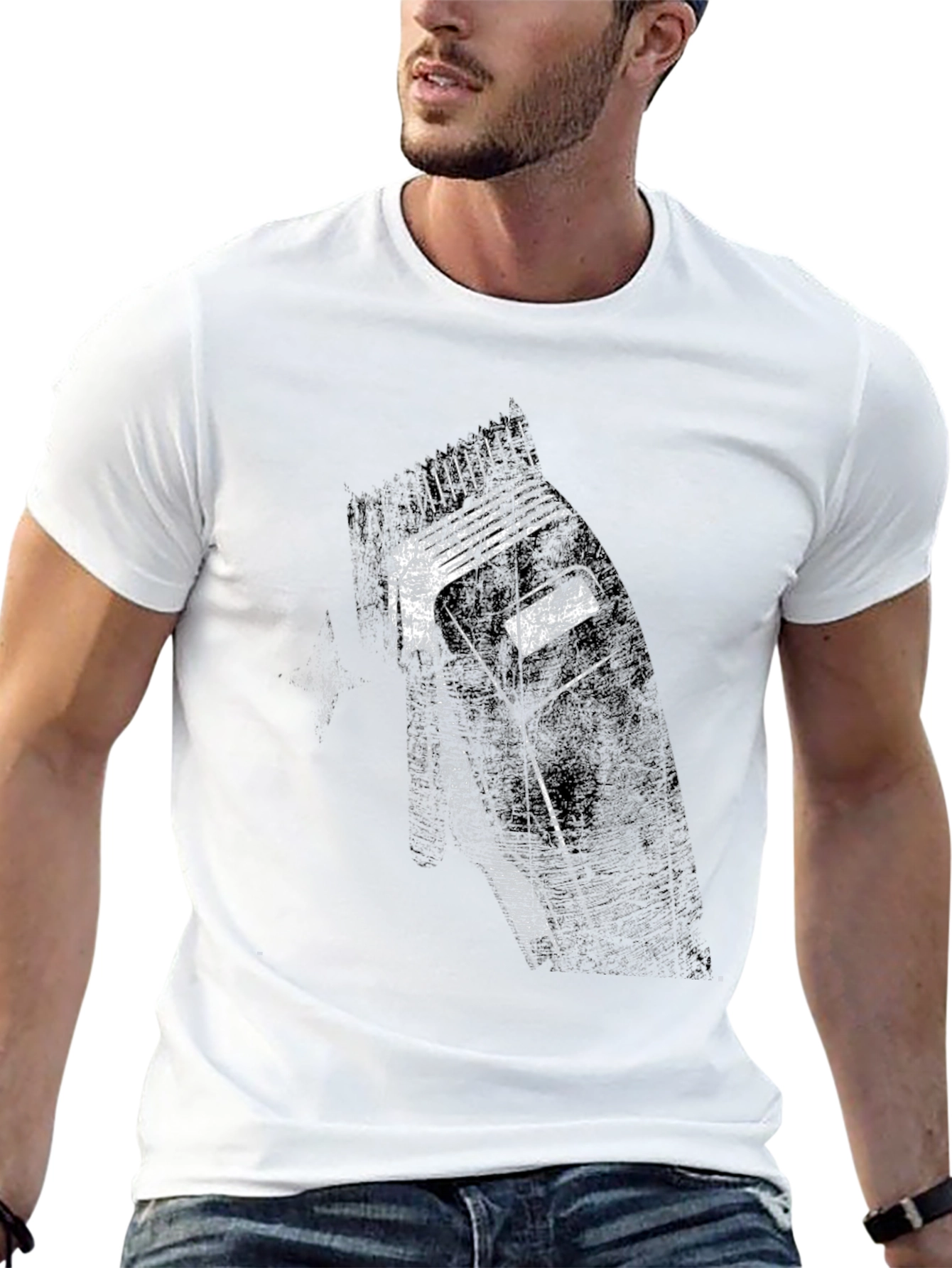 Graphic Barber Clipper Black T-Shirt