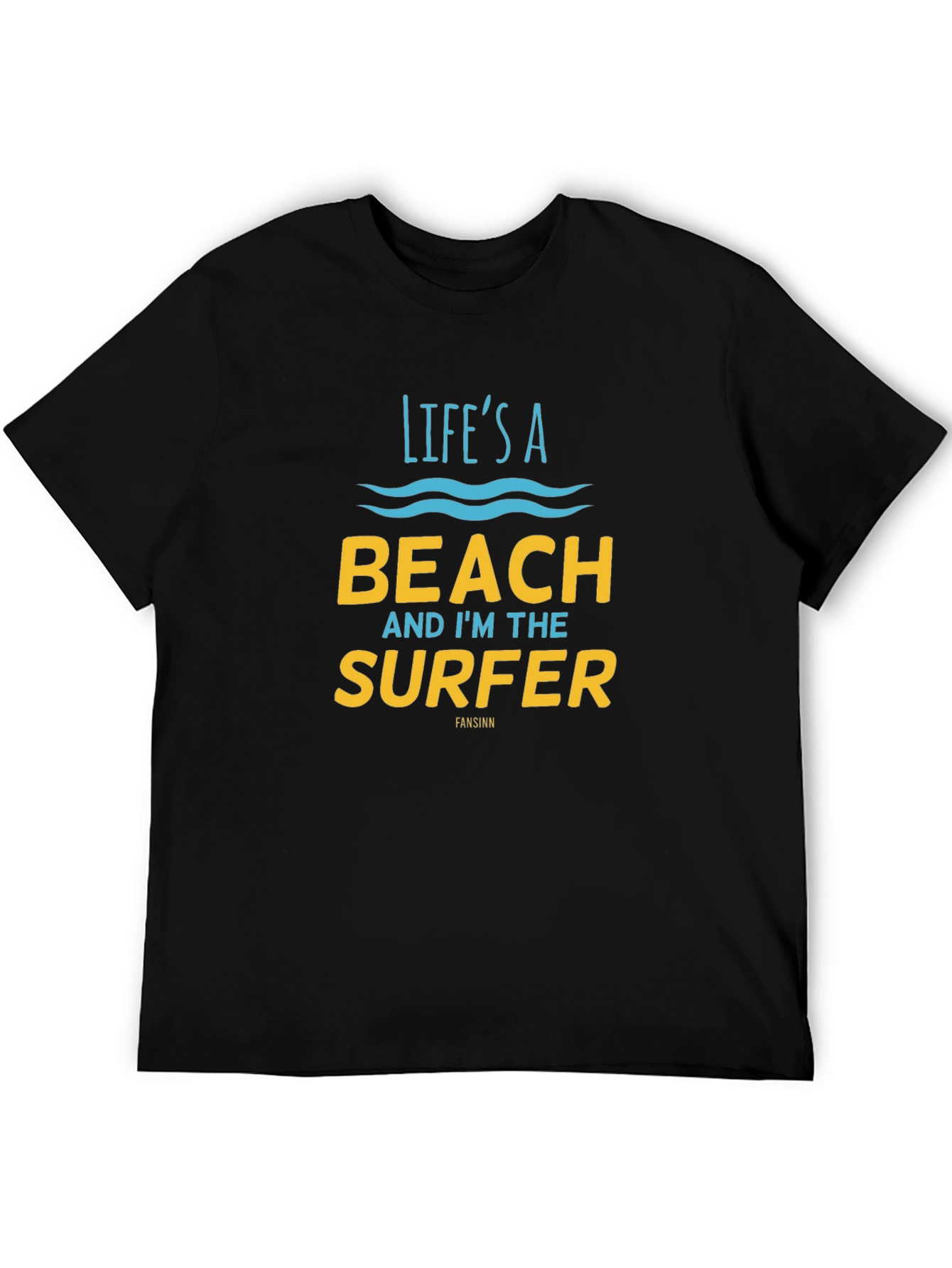 Lifes a Beach T-Shirt - Surfer Graphic Tee