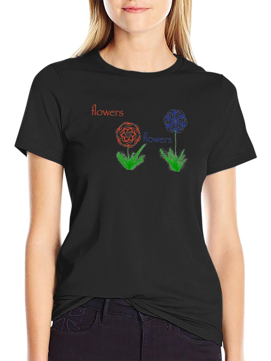 Floral Graphic Print T-Shirt - Stylish Casual Wear