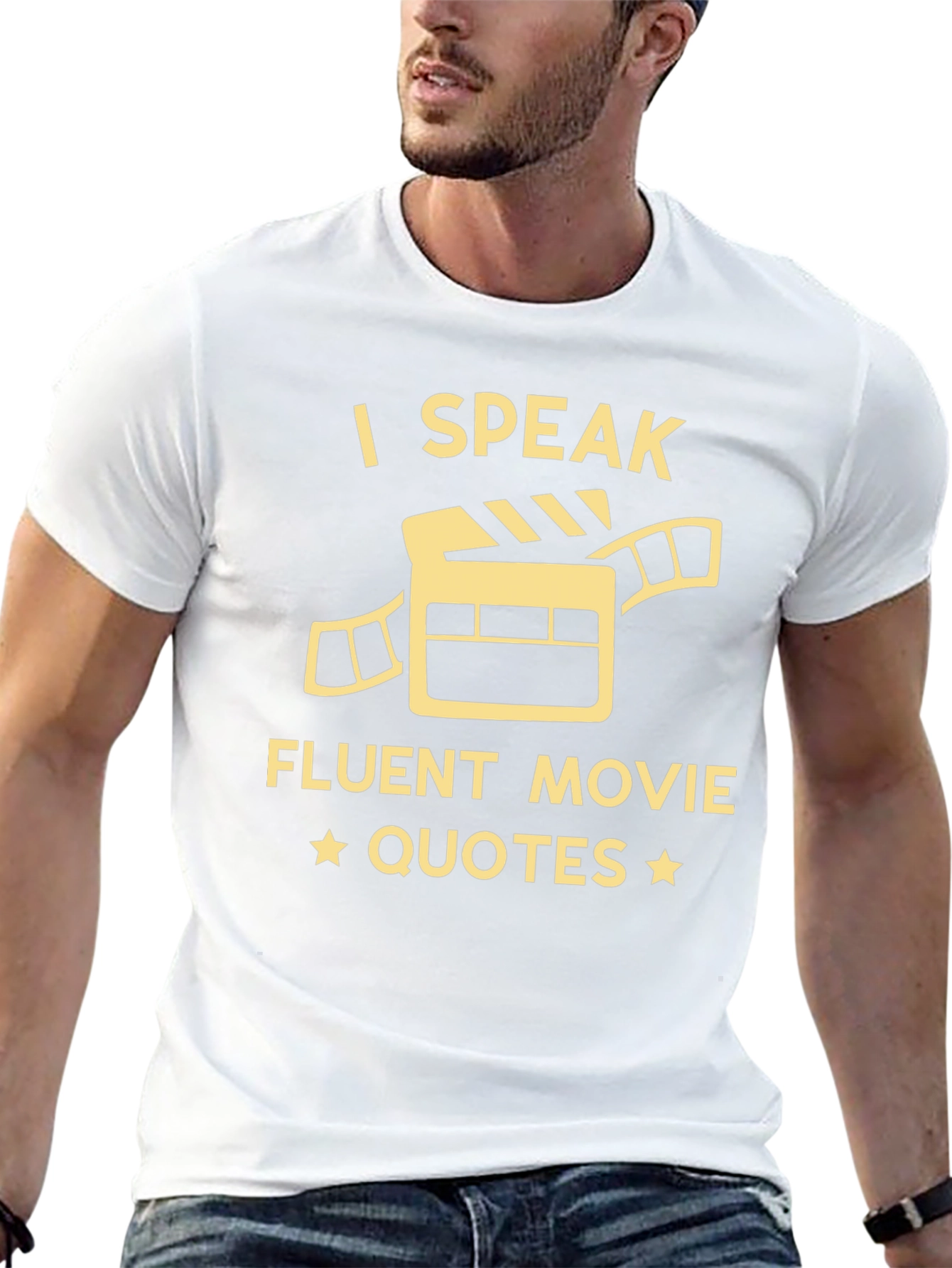 I Speak Fluent Movie Quotes Black T-Shirt